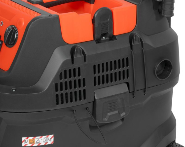 Vysávač Strend Pro MWD223, 40 lit, 1600W, priemyselný, HEPA filter, AUTOMATICKÝ oklep 8