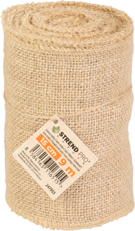 Stuha Strend Pro Garden, jutová, 15 cm L-9 m 1