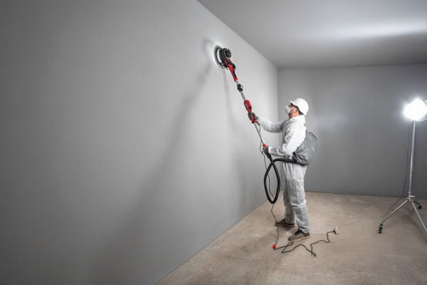 Brúska Worcraft DS09-215, 900W, 215 mm, na sadrokartón, s vakom, LED svetlo 12