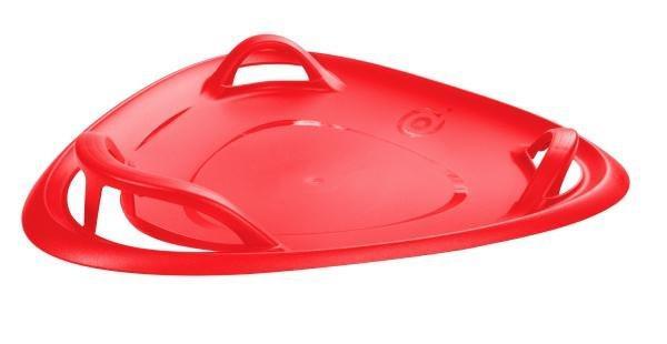 Plastkon sánkovací tanier METEOR 70 cm červená