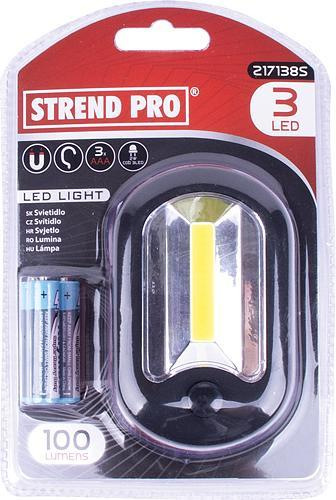 Svietidlo Strend Pro Worklight 3272, 3xCOB LED 100 lm, 2W, 3xAAA, pracovné, magnet, IP20 2