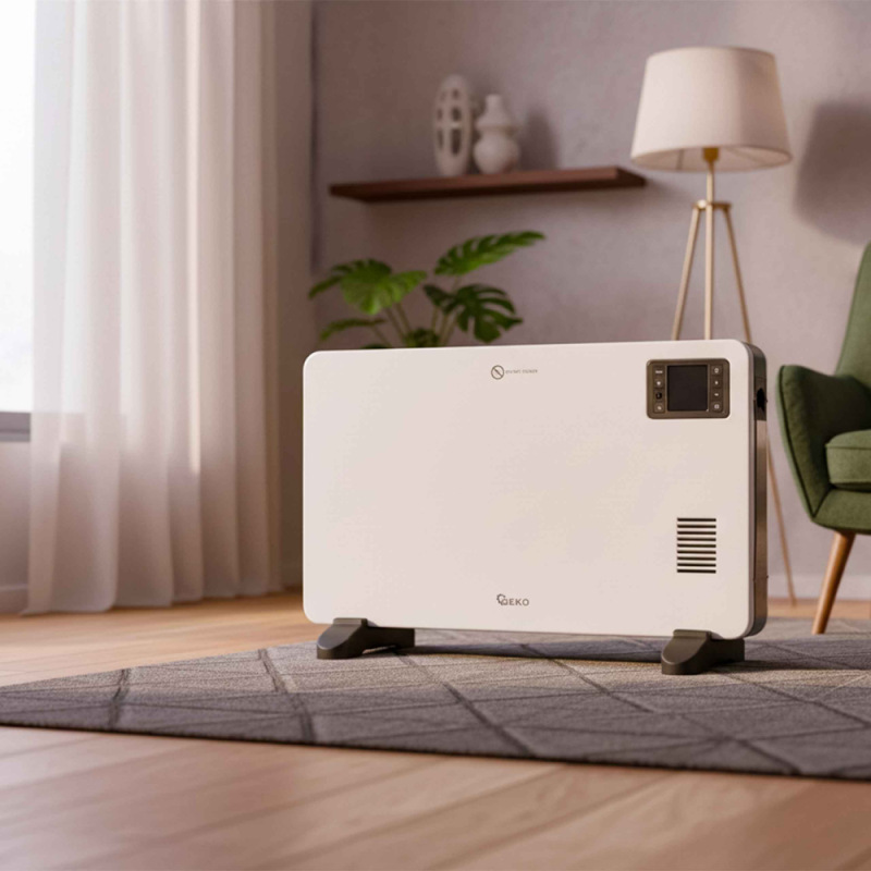 LCD konvektorový ohrievač 2300W s diaľkovým ovládaním a WiFi, GEKO 12