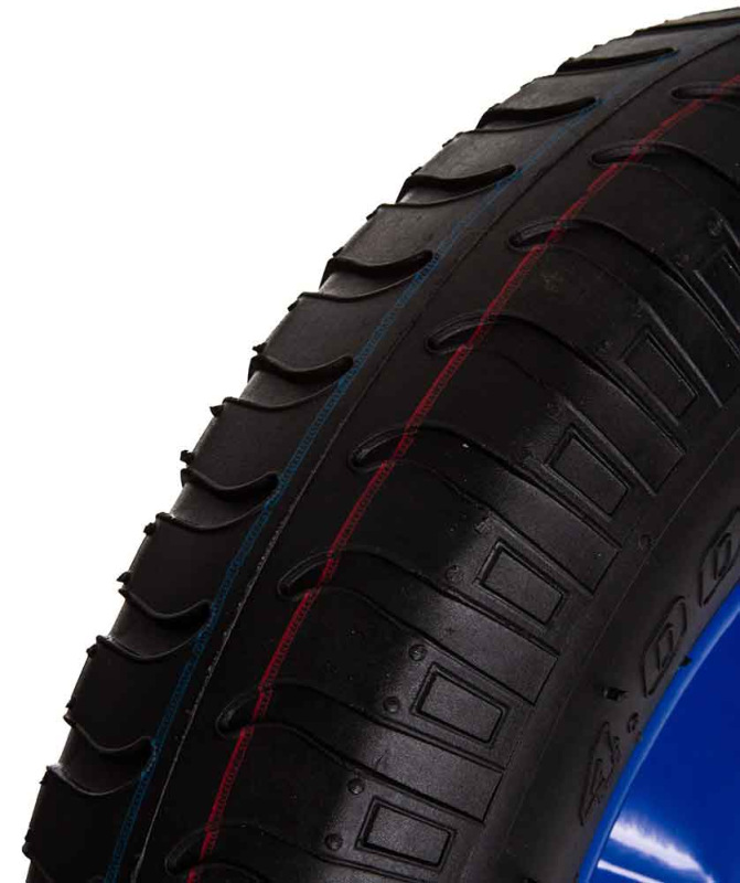 Nafukovacie koleso s ložiskami priemer 40 cm, otvor 10 mm, modré s oskou 3