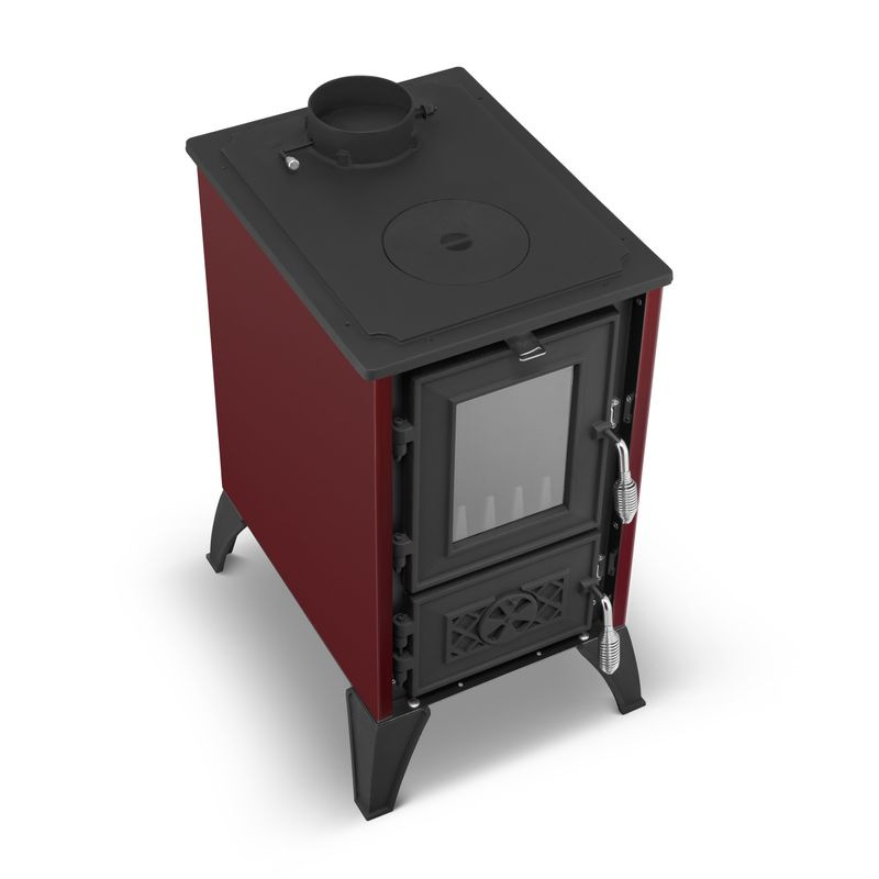 Kachle 806 IGLO, 9 kW, liatina, bordové 3