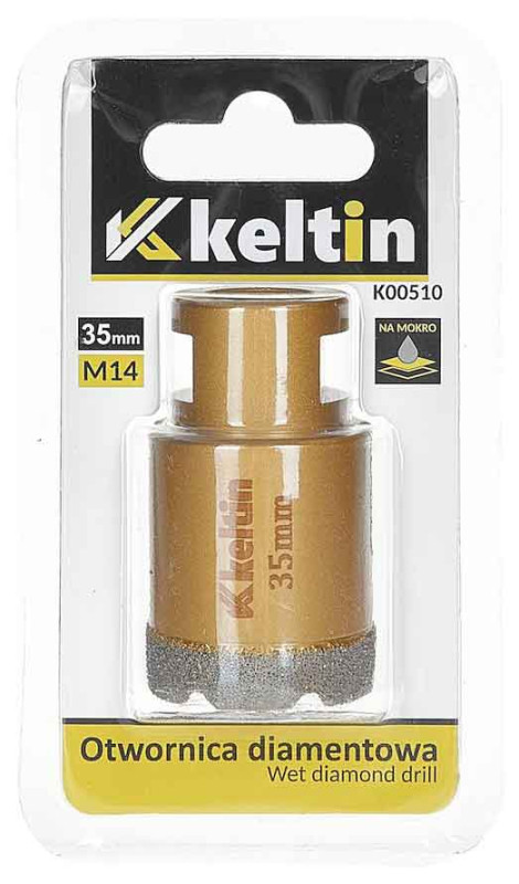 Vrták diamantový korunkový, závit M14 do uhlovej brúsky priemer 35 mm, GEKO 1