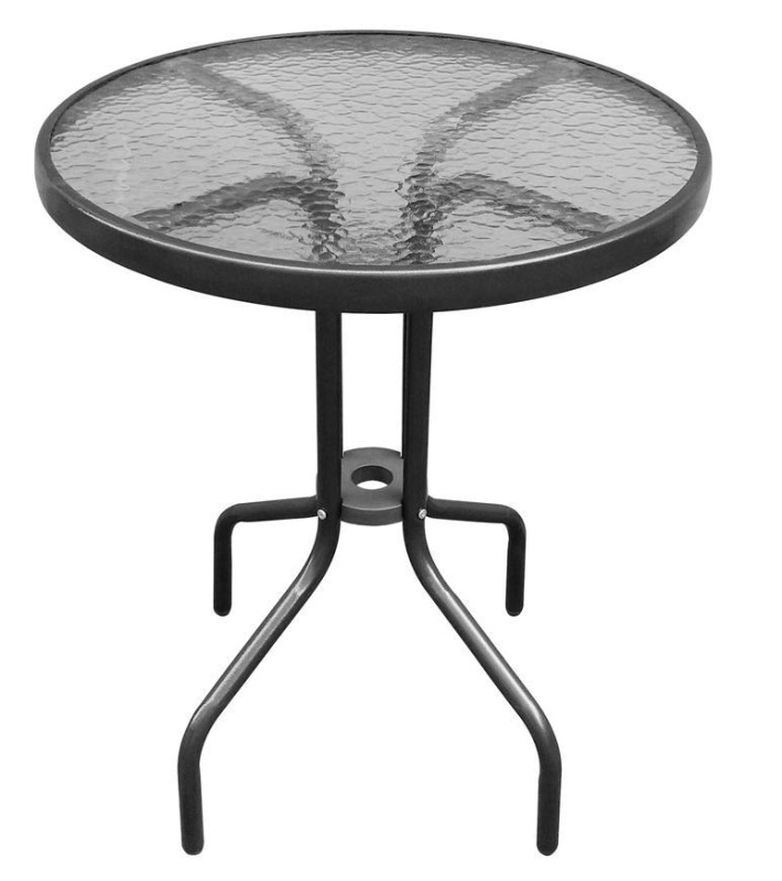 Stôl LEQ NESTA, rattan hnedý, stôl 71x60 cm, pre set 802412
