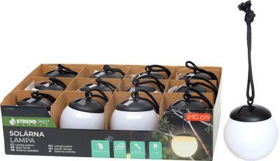 Lampa Strend Pro Garden Glob, solárna, 1xLED, 10 cm, Sellbox 12 ks