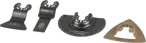 Sada nástrojov Strend Pro TAS-TW104 pílový list a polkruh do multibrúsky, karbid + Bi-metal, 4-dieln 1
