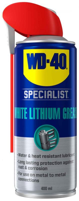 Sprej mazací a konzervačný WD-40, 400 ml, Specialist-Biela líthiová vazelína