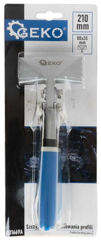 Kliešte na ohýbanie plechu 210 mm, ploché, GEKO 8
