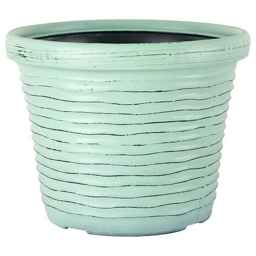 Kvetinac VERA 300/250 mm, Turquoise Green, 9 lit
