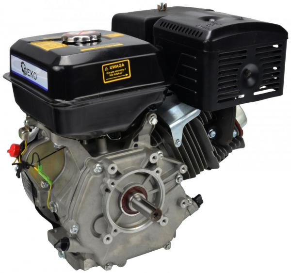 Benzínový štvortaktný spaľovací motor, objem 398 cm3, výkon 9,56 kW, hriadeľ 25 mm, GEKO