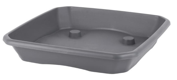 Podložka pod kvetináč Strend Pro ECONOMY SQ3, 35 cm, antracit