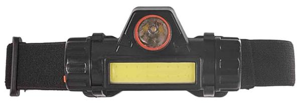 Čelová LED baterka s 2 svietidlami, 800 mAh, KELTIN