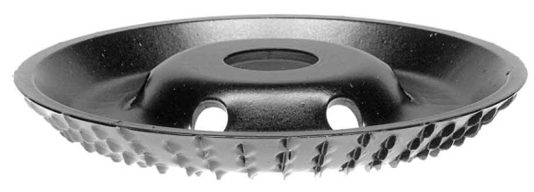 Rašpľa šikmá 45°, 125 x 22,2 mm stredný zub, TARPOL, T-90 2