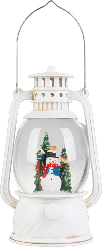 Lampáš MagicHome Vianoce, snehuliak, plast, 1xLED teplá biela, 12x10x20.5 cm, 3xAA 1