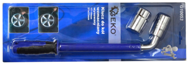 Kľúč na matice kolies teleskopický 17x19 mm, 21x23 mm, GEKO 8