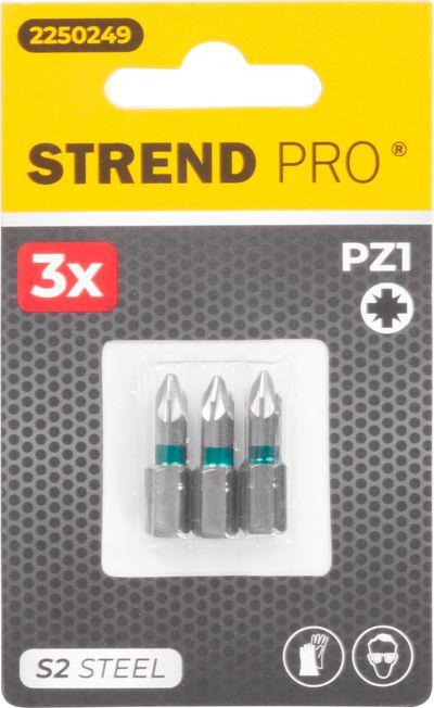 Bit Strend Pro Pozidriv, PZ 1, bal. 3 ks 1