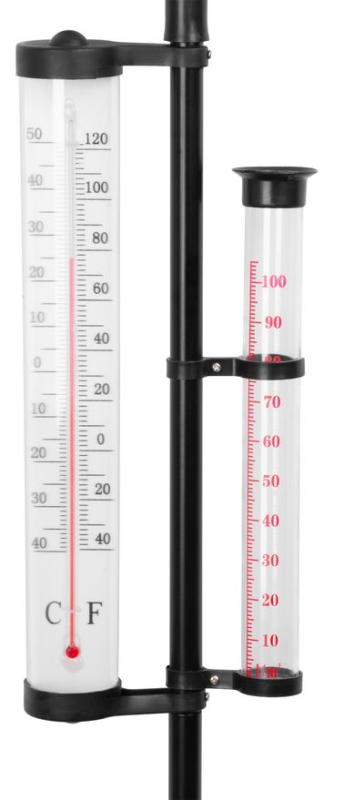 Meteostanica SWS29, 158 cm, záhradný zrážkomer, teplomer, solárna lampa, smer vetra 3