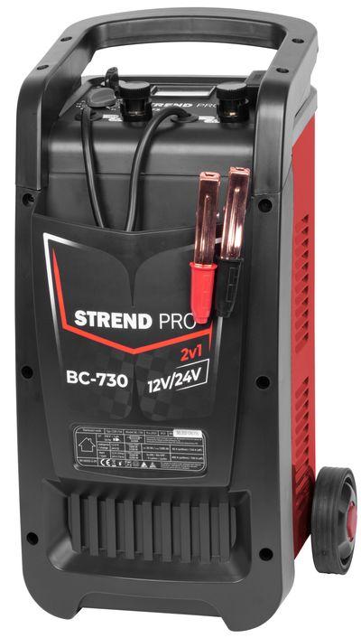 Vozík štartovací Strend Pro BC-730, nabíjací, 12/24V, 40 A, štart 400 A, na autobatérie