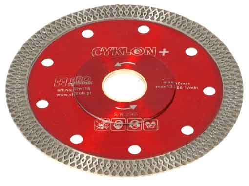 Diamantový kotúč extra tenký 115 x 1,2 x 22,2 mm, CYKLON 3