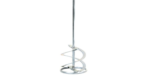 Miešadlo hmôt Kubala M-14 1211, špirála, oceľ, 130x600mm