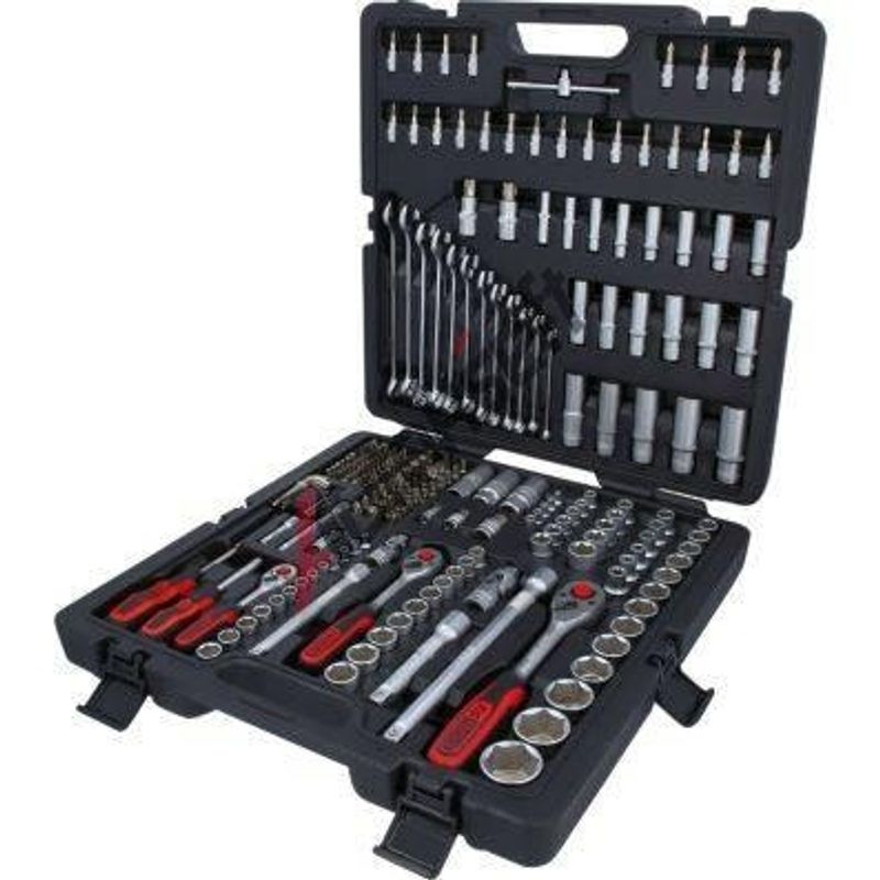 Sada naradia KS TOOLS 917.0216, 1/4"-3/8"-1/2" 216 diel.