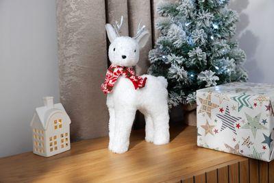 Stromček MagicHome Vianoce Snowy, jedľa v jute, zasnežený, 60 cm 5