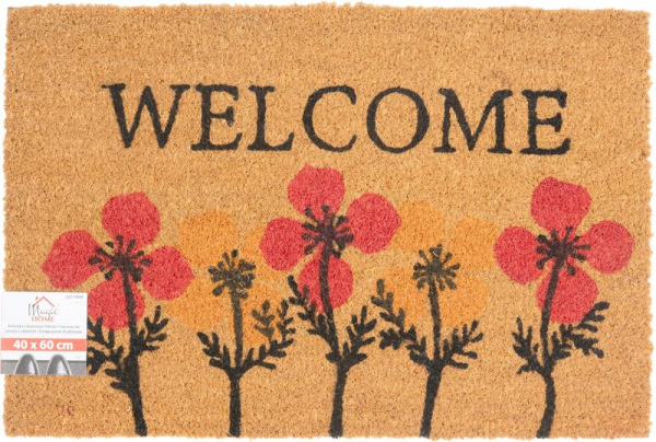 Rohožka MagicHome, pred dvere, Welcome, kokos/pvc, 40x60 cm 3