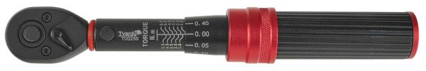 Kľúč momentový ohybový 1-6 Nm 1/4", TVARDY 7