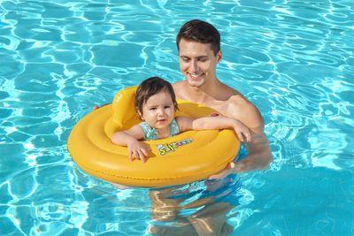 Plavák Bestway® 32096, Baby seat, detský, nafukovací, okrúhla sedačka pre deti, do vody, 69 cm