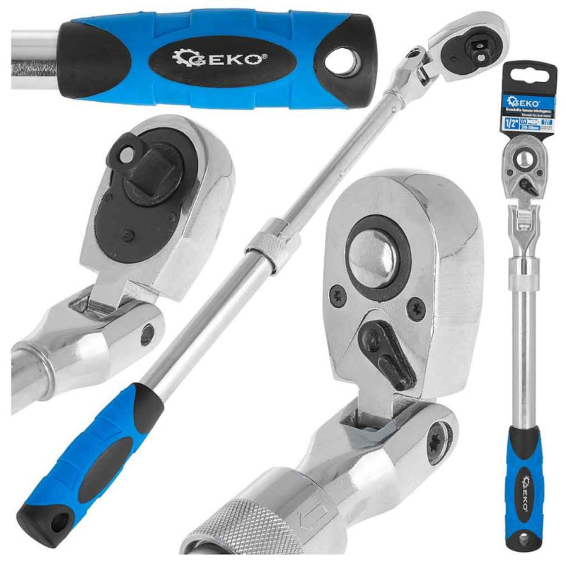 Račňa 1/2" teleskopická s kĺbom, 370-510 mm, GEKO