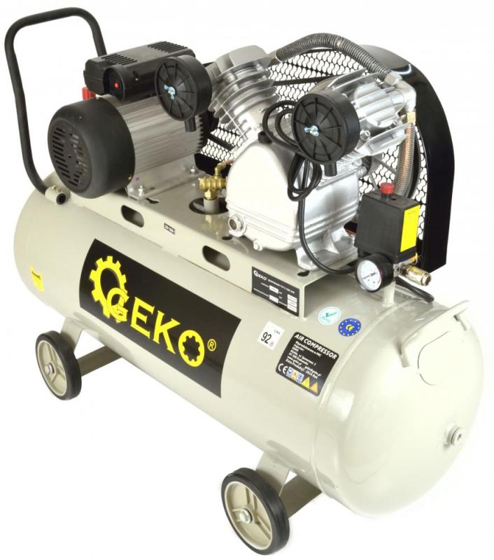 Kompresor olejový, 2-piestový, 3,0 kW, 390 l/min, vzdušník 100 litrov, GEKO