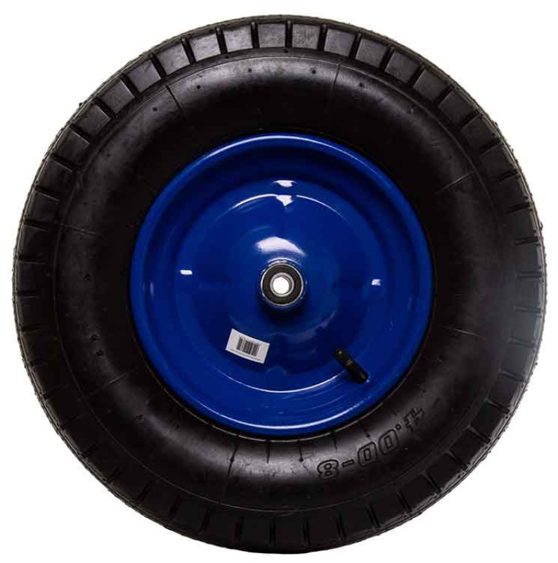 Nafukovacie koleso s ložiskami, otvor 10 mm, priemer 400 mm, šírka 90 mm, modré 1
