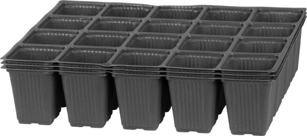 Sadbovač Strend Pro, na priesady, 6,4x6,4x7,8 cm, 20 priesad, odlamovaci 3
