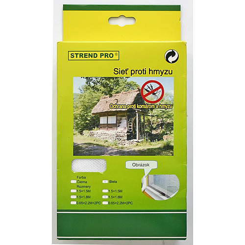 Sieť FlyScreen3 220x065 cm, proti hmyzu a komárom, na balkónové dvere, hnedá PE, bal. 2 ks
