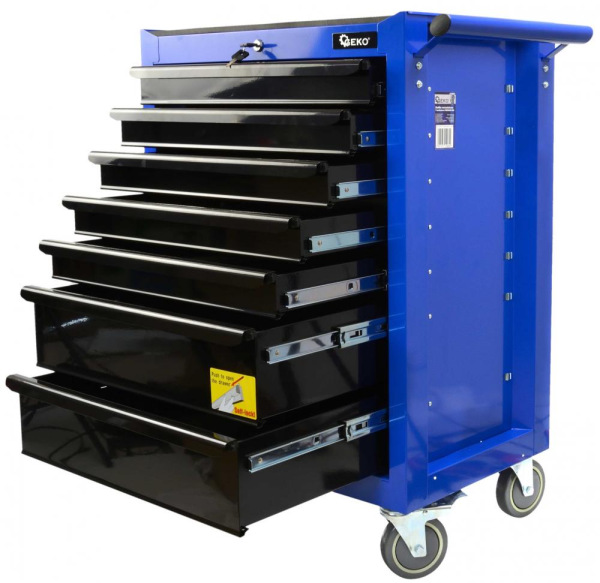 Dielenský vozík na náradie so 7 zásuvkami, 680x460x995 mm, GEKO