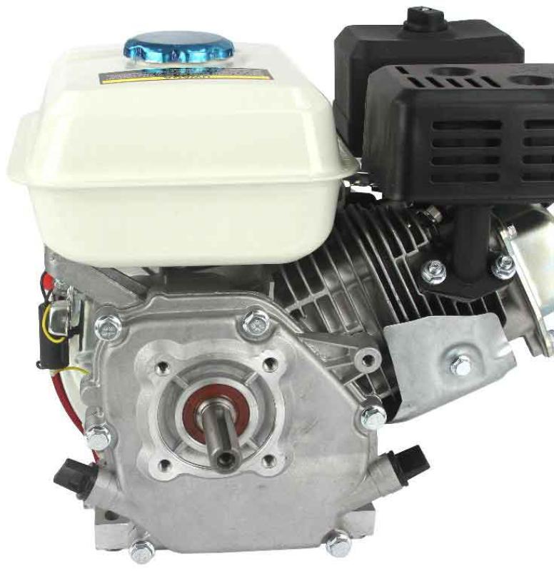 Benzínový štvortaktný spaľovací motor, 223 cm3, výkon 7,0 kW, hriadeľ 19 mm, MAR-POL 5