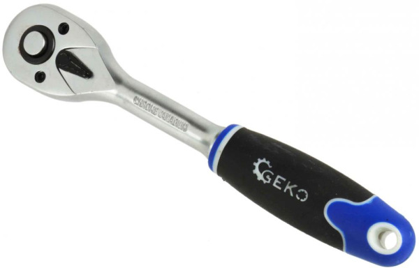 Račňa prepínacia s vyhadzovačom a páčkou 1/4", 72 zubov, GEKO 1