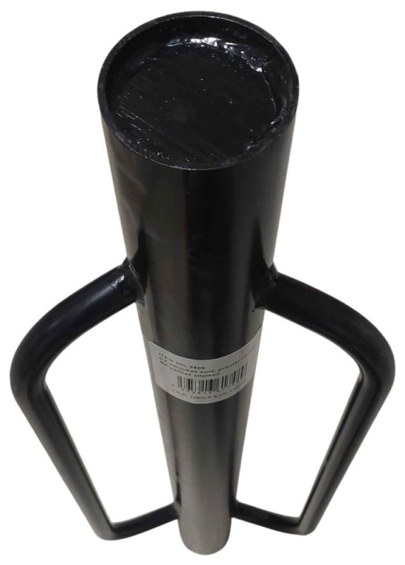 Zatĺkač ohradových kolov a plotových stĺpikov, priemer 76 mm