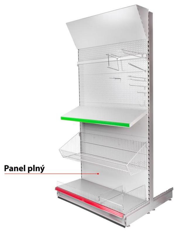 Panel Racks H06 950x300x0.6 mm plný *M*