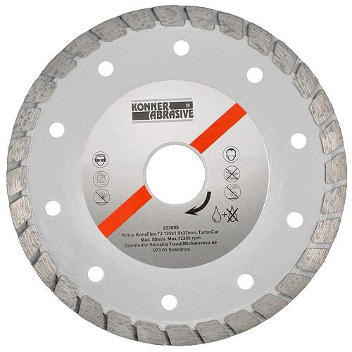 Kotúč KONER KonaFlex 73 115x1,9x22 mm, diamantový, TurboCut