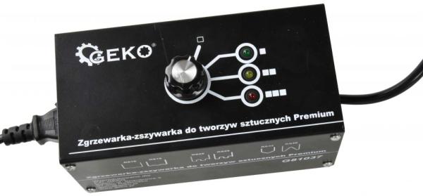 Sponkovačka plastov, 20 W, 3 pracovné režimy, 600 sponiek, PREMIUM,, GEKO 7