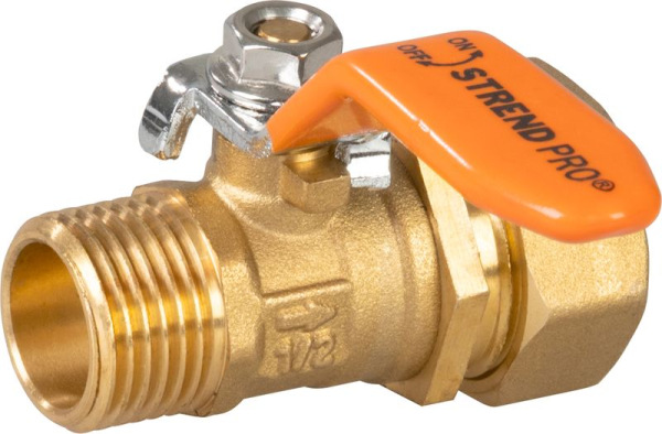 Regulačný medzikus, Strend Pro Garden, ventil, mosadzný, G1/2" 1