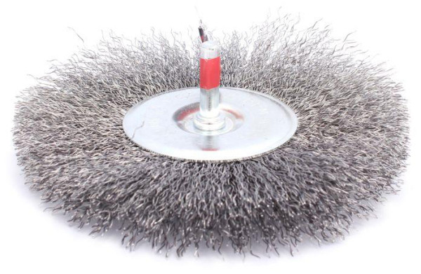 Kartáč okružný 25 mm so stopkou Fe 0.3 mm, XL-TOOLS