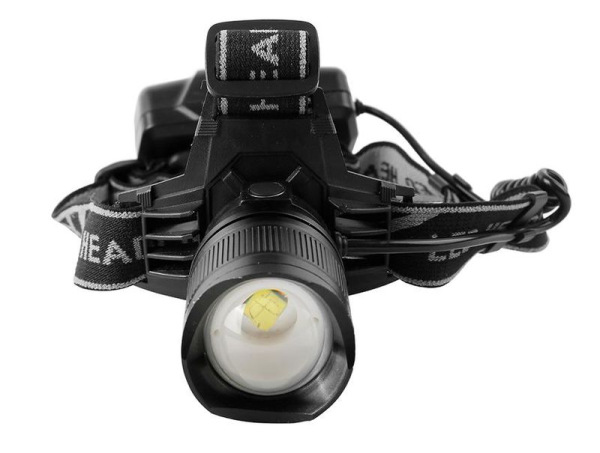 Čelovka Strend Pro Headlight H4019, XHP70 LED, 2000 lm, ZOOM, 3x2000 mAh, IP43, USB nabíjanie 1