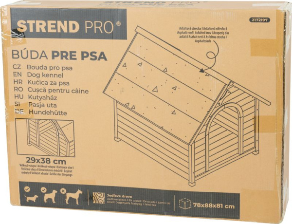 Búda Strend Pro, pre psa, 78x88x81 cm 7