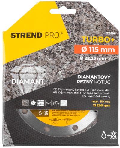 Kotúč Strend Pro 521C, 115 mm, diamantový, Turbo +