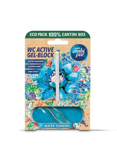 Ambipur WC Active gel-blok vodné kvety 45g