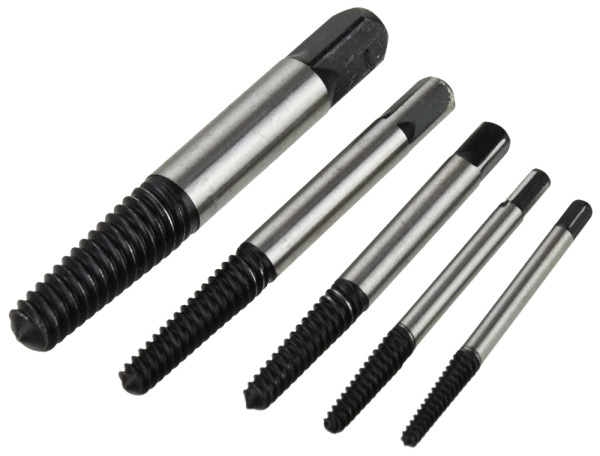 Sada vyťahovačov zalomených skrutiek M6-M18, 5-dielna, GEKO 1